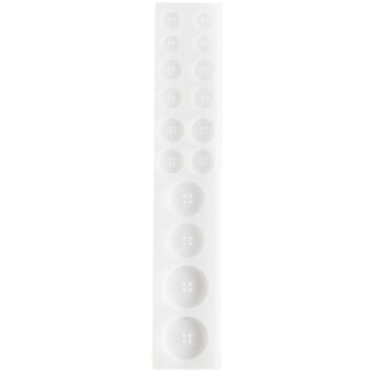 Silikon Gießform Knöpfe / Außenmaß Silikonform 4 x 21,5 cm