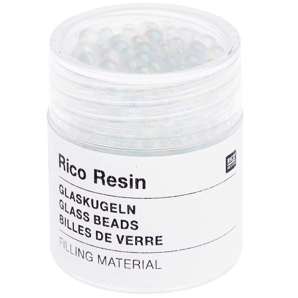 Füllmaterial Glaskugeln, Weiß irisierend, 12,4g main product photo