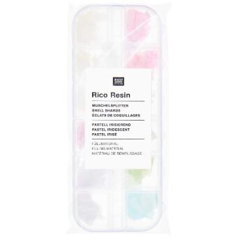 Füllmaterial Muschelsplitter, pastell irisierend, 10g