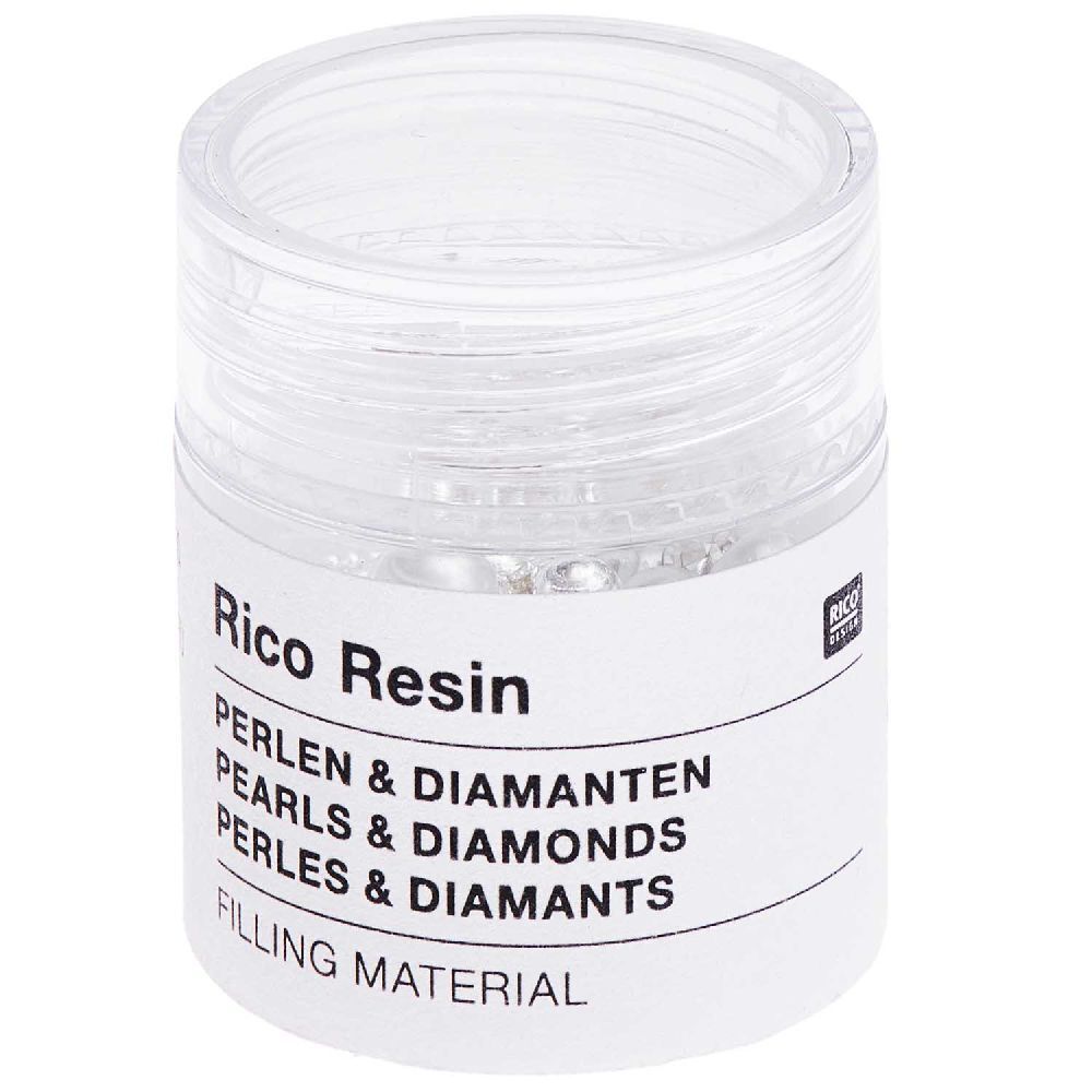 Füllmaterial Perlen, Diamanten und Kügelchen Mix, Silber, 13,5g main product photo