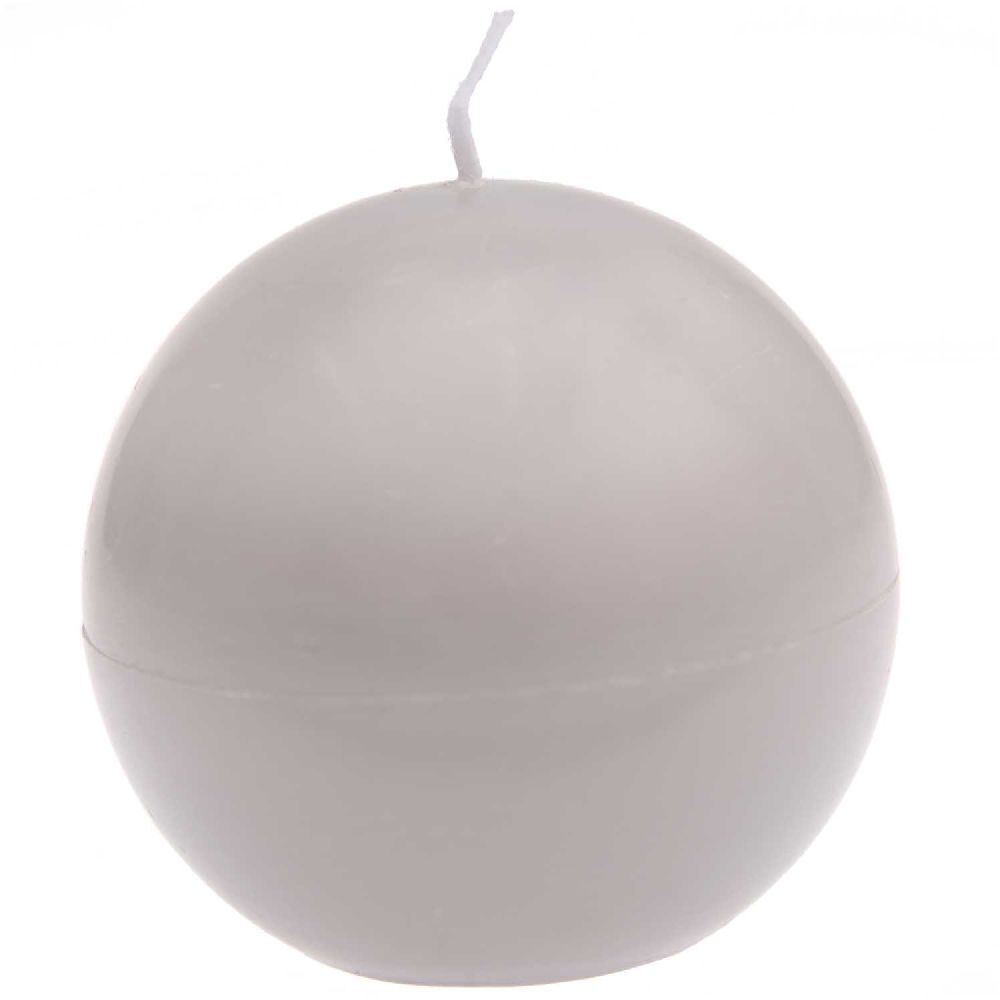 Kugelkerze, Beige,Ø 7 cm, H 6,7 cm, 146 g, Brenndauer: 15 h main product photo