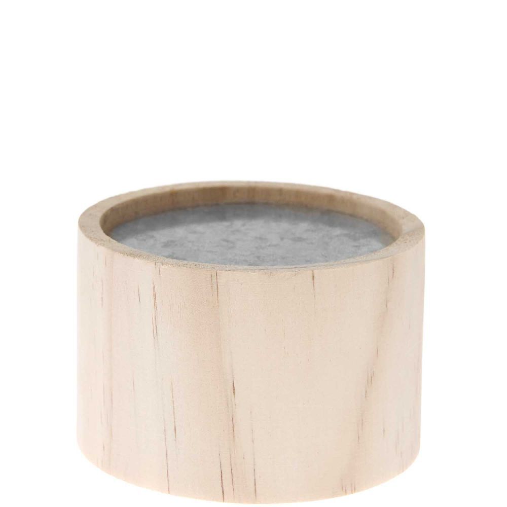 Holz Kerzenhalter rund, Ø 8,5 cm, H 5,5 cm, für Kerzen Ø 7 cm main product photo