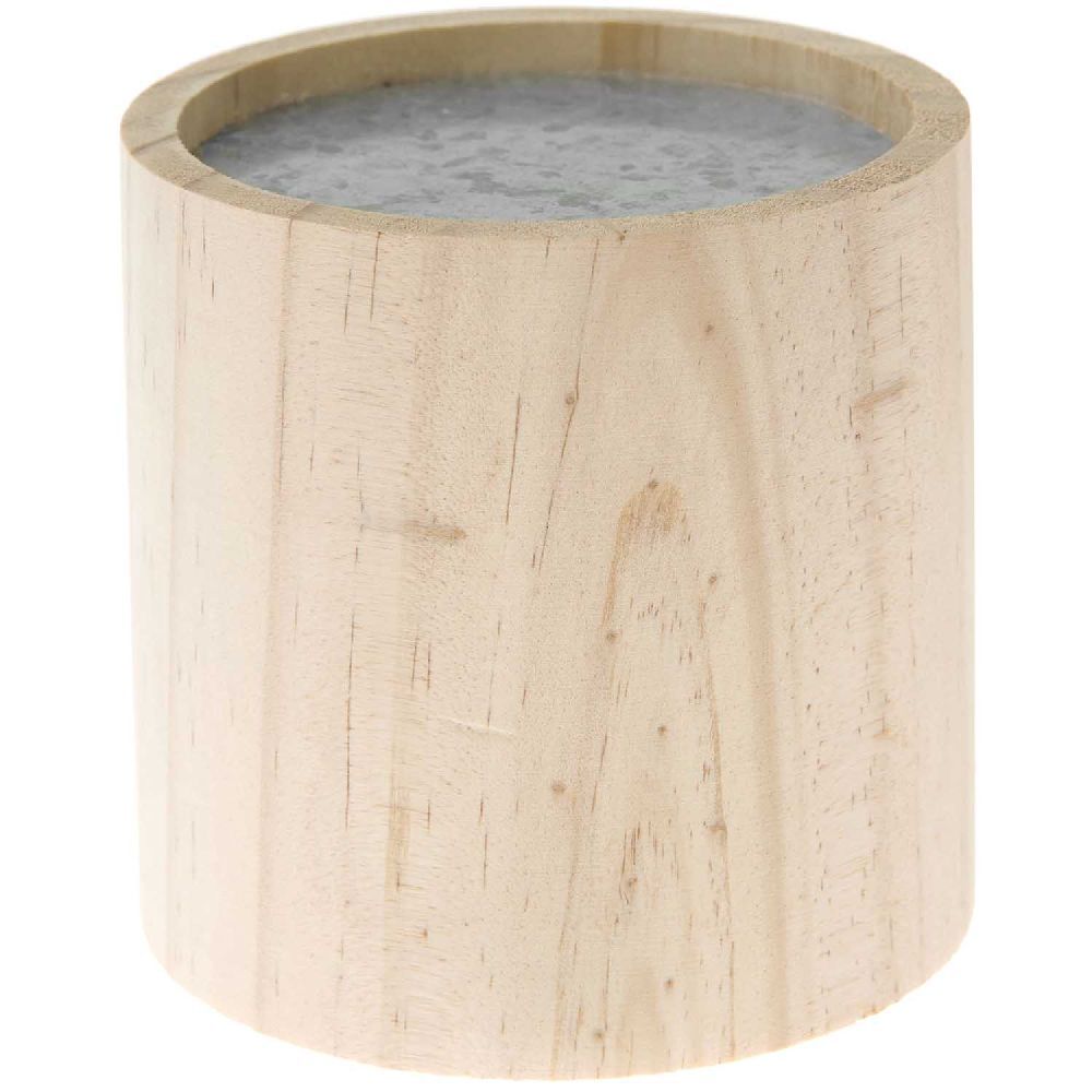 Holz Kerzenhalter rund, Ø 8,5 cm, H 8,5 cm, für Kerzen Ø 7 cm main product photo