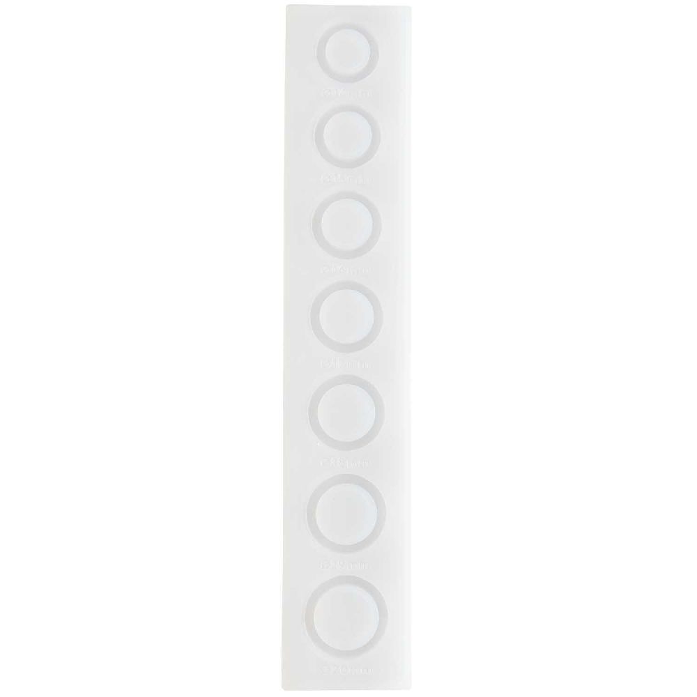 Silikon Gießform Ringe schmal / Außenmaß Silikonform 4 x 21,5 cm main product photo