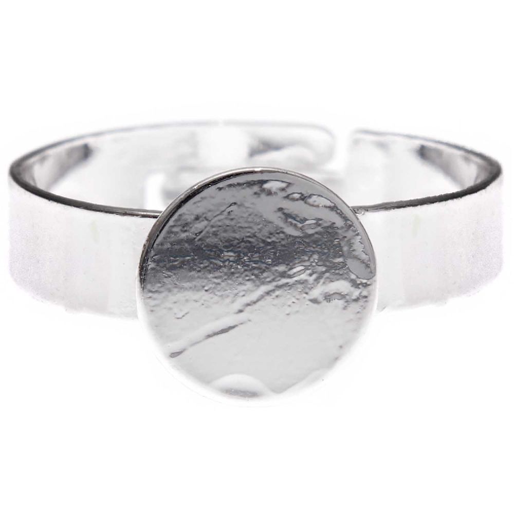 Ring, größenverstellbar,mit runder Klebefläche, 2 Stk main product photo