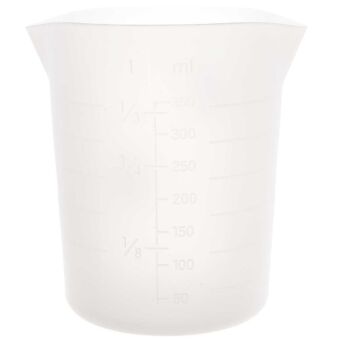 Messbecher aus Silikon, 2 Stk, 100 ml & 350 ml