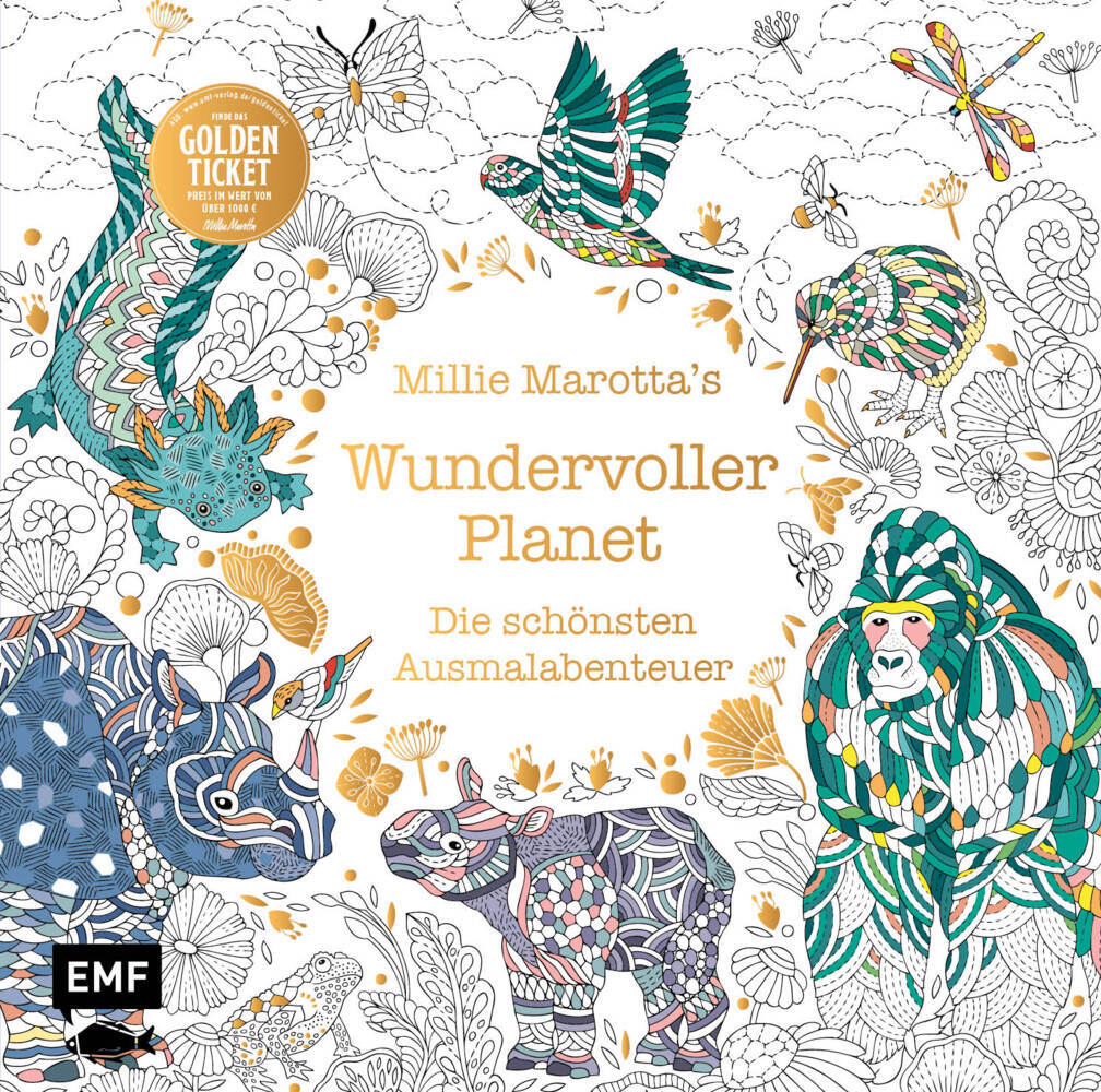 Millie Marotta's Wundervoller Planet - Die schönsten Ausmal-Abenteuer main product photo