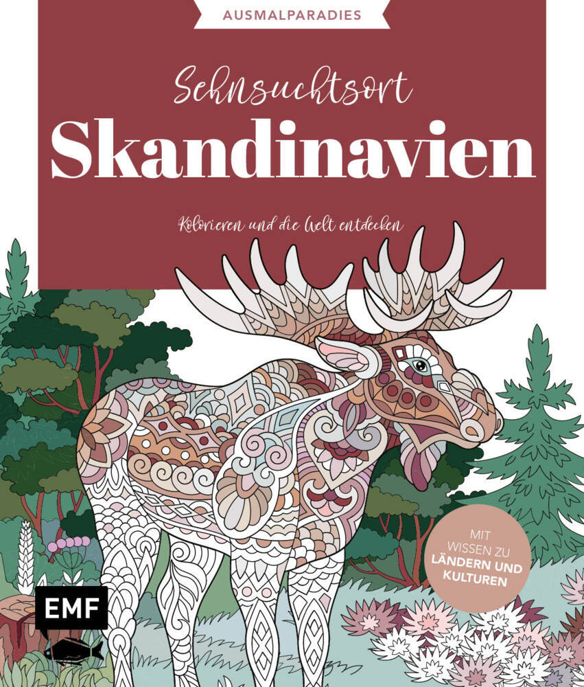 Ausmalparadies - Sehnsuchtsort Skandinavien main product photo
