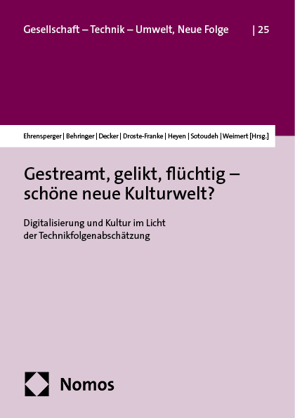 Gestreamt, gelikt, flüchtig - schöne neue Kulturwelt? main product photo