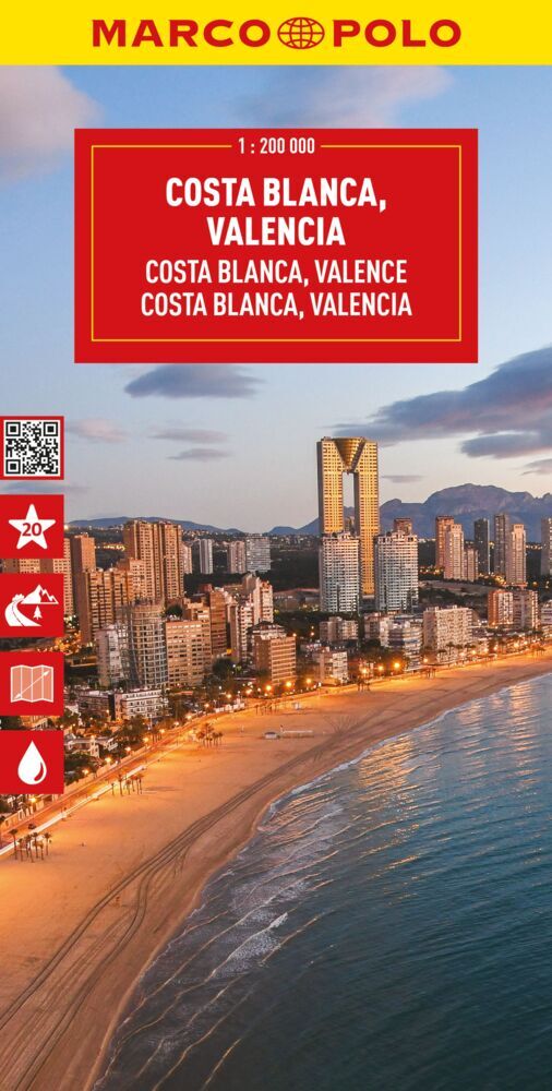 MARCO POLO Reisekarte Costa Blanca 1:200.000 main product photo
