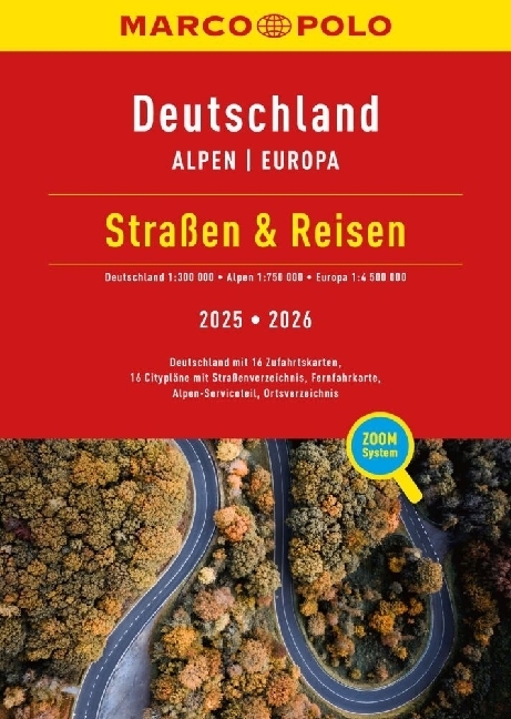 MARCO POLO Straßen & Reisen 2025/2026 Deutschland 1:300.000 main product photo