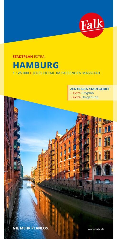 Falk Stadtplan Extra Hamburg 1:25.000 main product photo