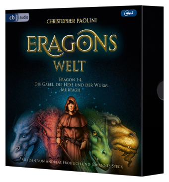 Eragons Welt - Das Vermächtnis der Drachenreiter - Der Auftrag des Ältesten - Die Weisheit des Feuers - Das Erbe der Macht - Die Gabel, die Hexe und der Wurm - Murtagh, 21 Audio-CD, 21 MP3