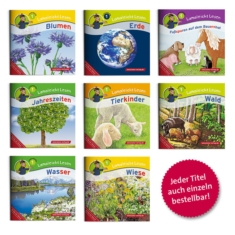 Lamaleicht Lesen Themenset Lesestufe 1, 8 Teile main product photo