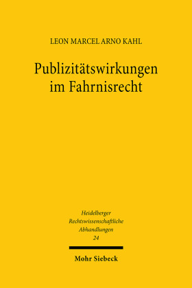 Publizitätswirkungen im Fahrnisrecht