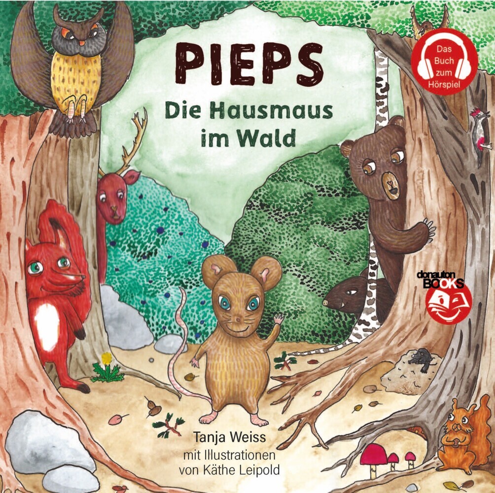 Pieps, die Hausmaus im Wald main product photo