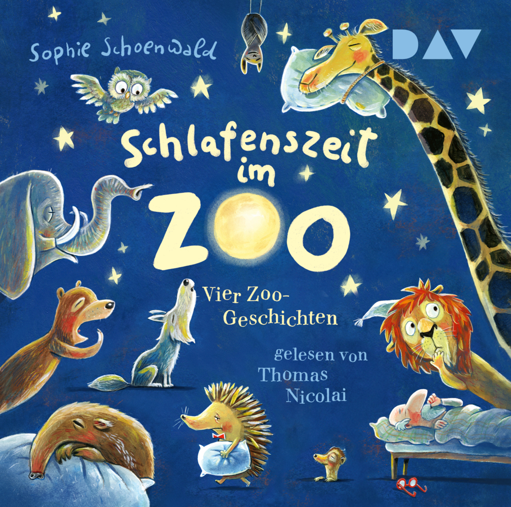 Schlafenszeit im Zoo. Vier Zoo-Geschichten, 1 Audio-CD main product photo