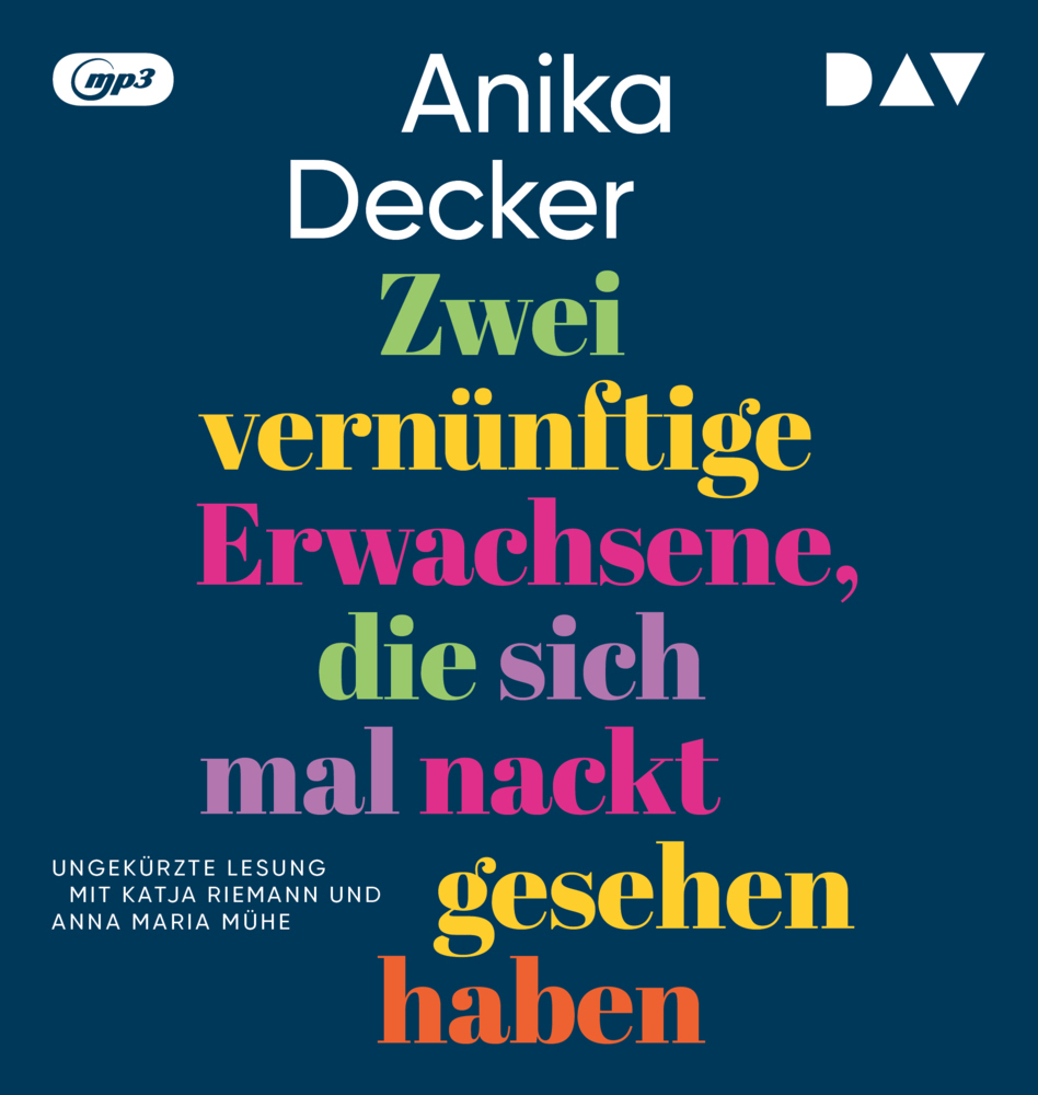 Zwei vernünftige Erwachsene, die sich mal nackt gesehen haben, 2 Audio-CD, 2 MP3 main product photo