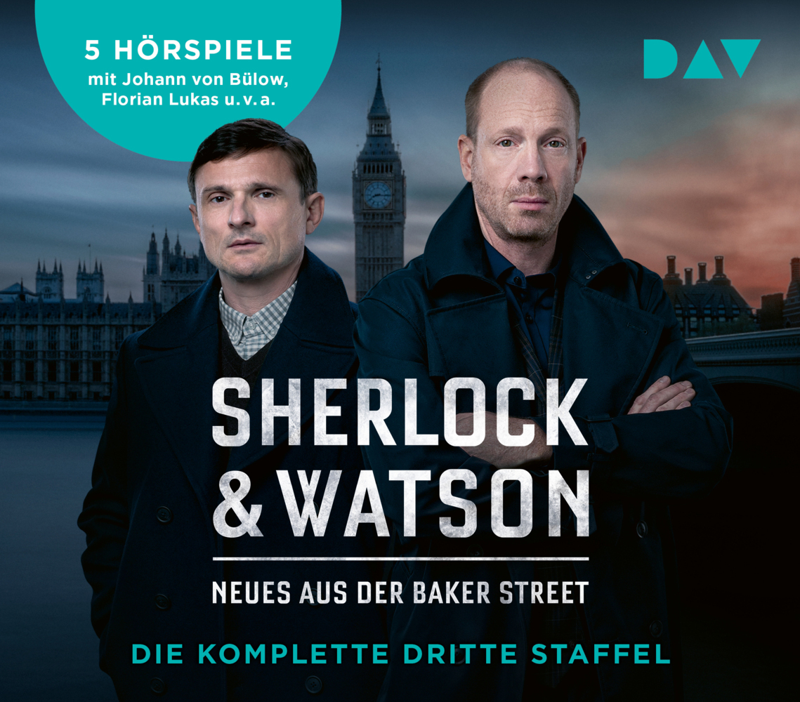 Sherlock & Watson - Neues aus der Baker Street. Die komplette dritte Staffel, 10 Audio-CD main product photo