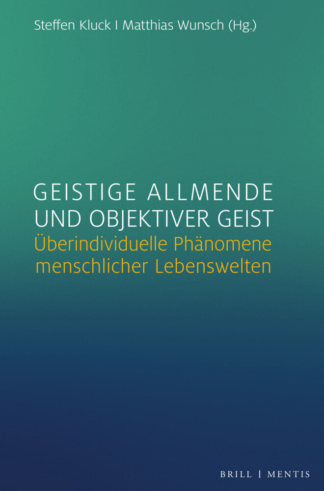 Geistige Allmende und objektiver Geist main product photo