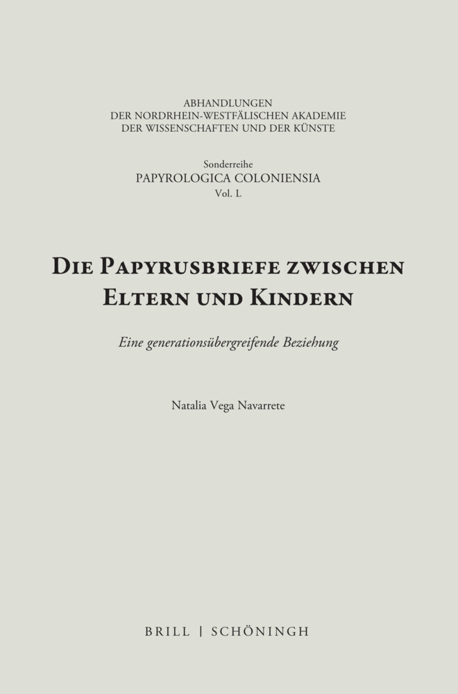 Die Papyrusbriefe zwischen Eltern und Kindern main product photo