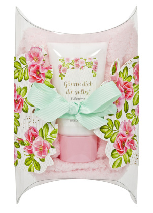 Wellness-Set mit Rosenduft »Gönne dich dir selbst«, m. 1 Beilage, m. 1 Beilage, 2 Teile