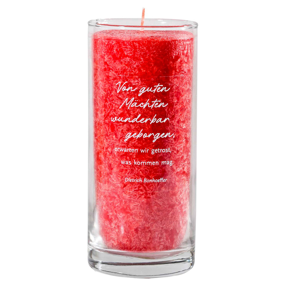 Palmwachskerze »Von guten Mächten wunderbar geborgen« main product photo