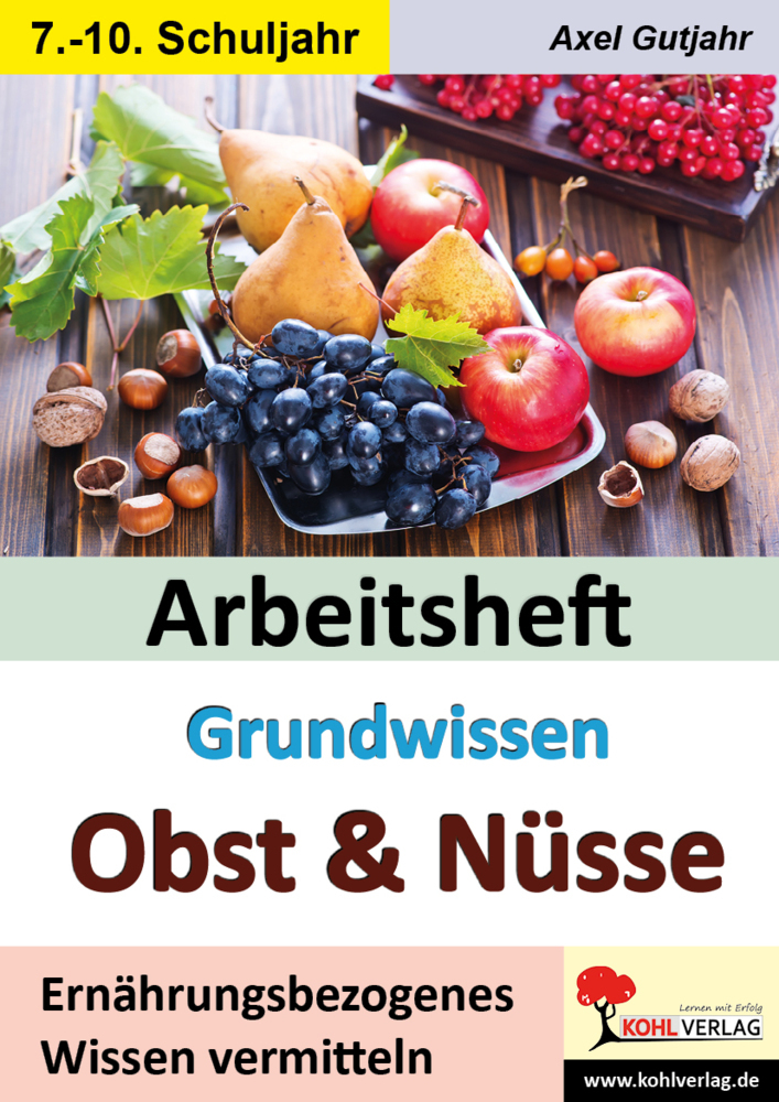 Arbeitsheft Grundwissen Obst und Nüsse main product photo