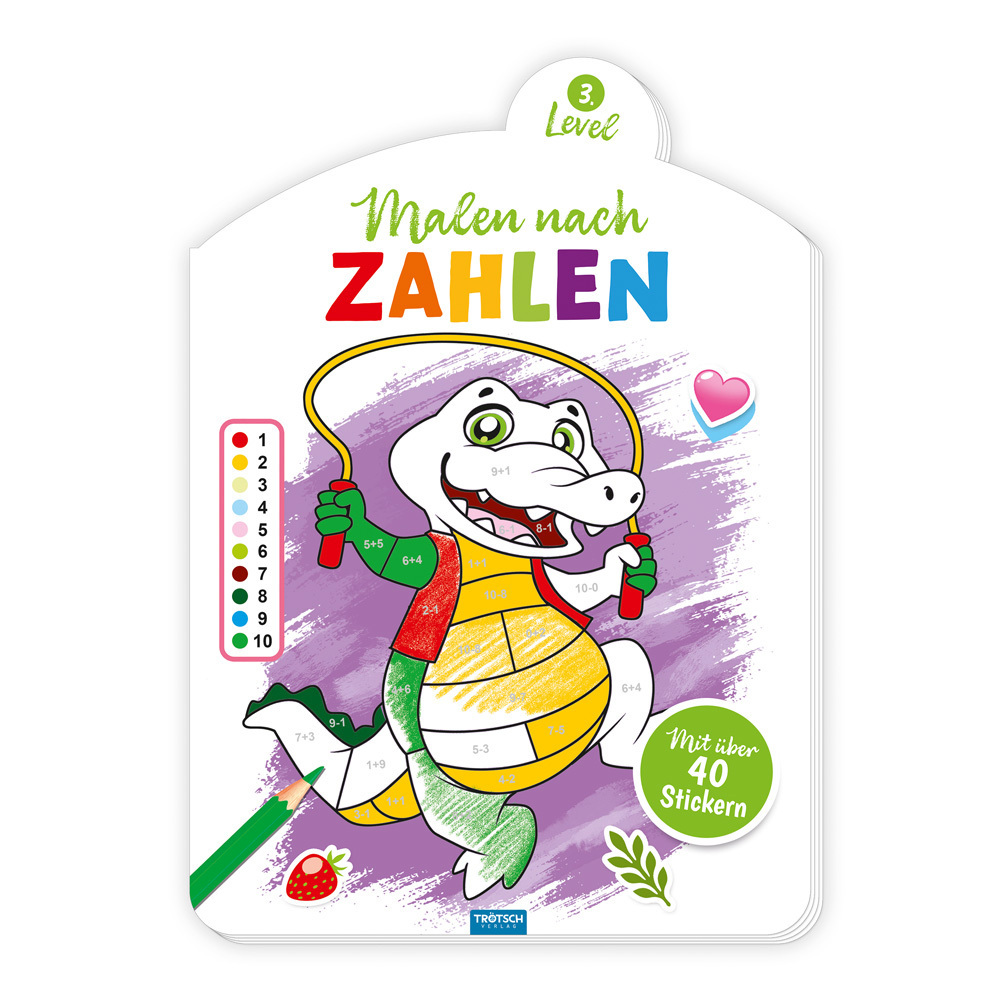 Trötsch Malen nach Zahlen 3. Level Malbuch main product photo