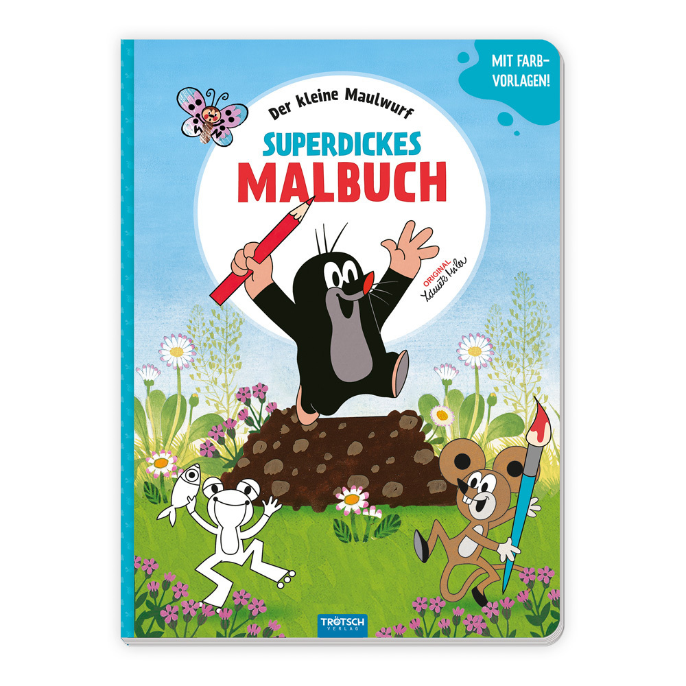 Trötsch Der kleine Maulwurf Superdickes Malbuch Ausmalbuch main product photo