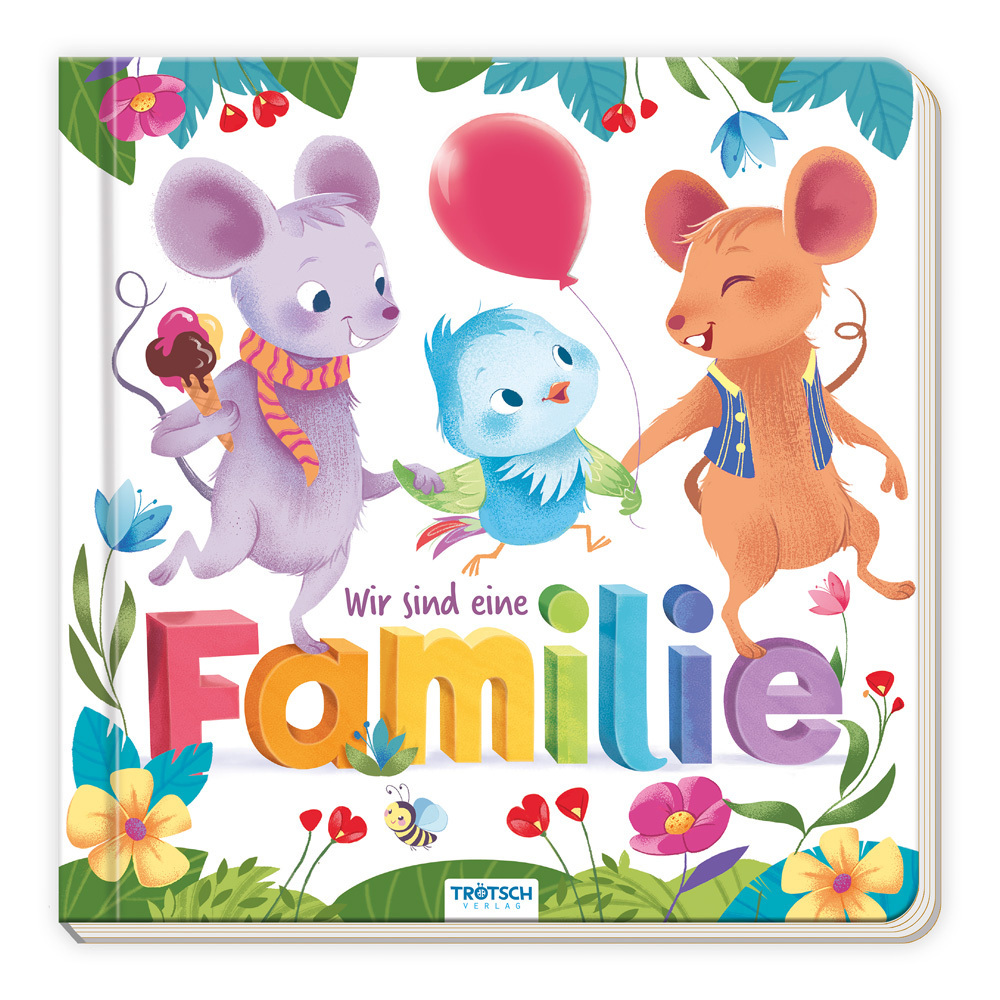 Trötsch Pappenbuch Wir sind eine Familie main product photo