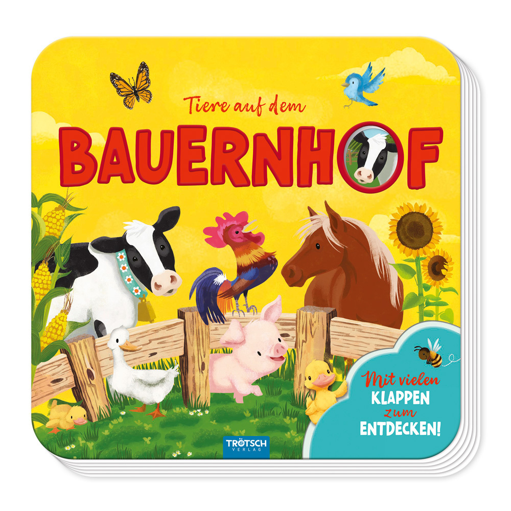 Trötsch Pappenbuch mit Klappen Mein erstes Klappenbuch Tiere auf dem Bauernhof main product photo