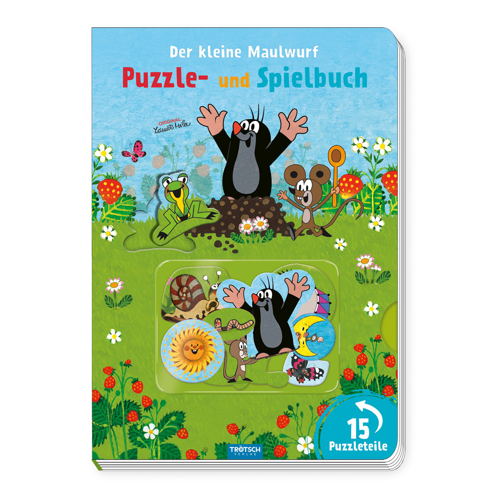 Trötsch Der kleine Maulwurf Puzzle- und Spielbuch Pappenbuch main product photo