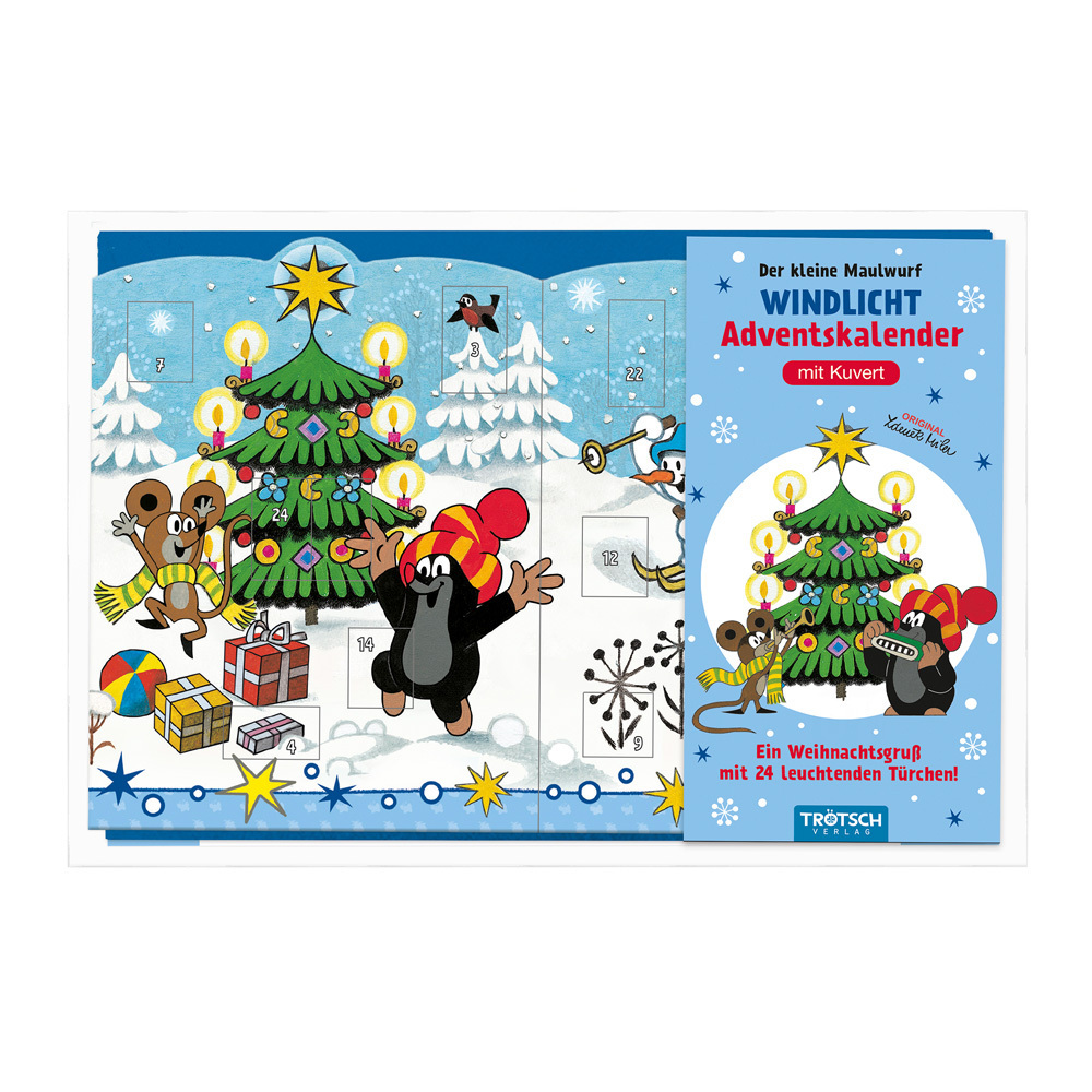 Trötsch Der kleine Maulwurf Windlicht Adventskalender main product photo