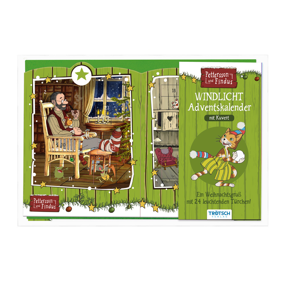 Trötsch Pettersson und Findus Windlicht Adventskalender main product photo