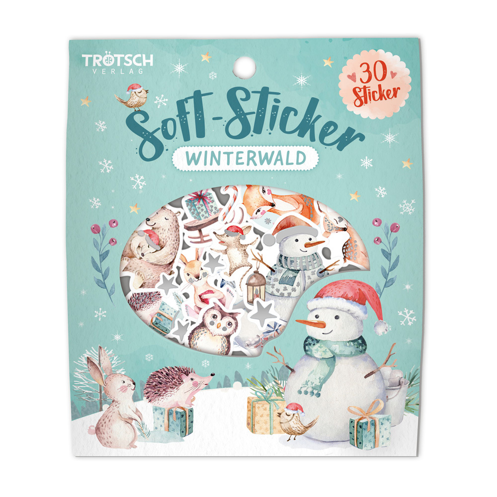 Trötsch Soft-Sticker Winterwald main product photo