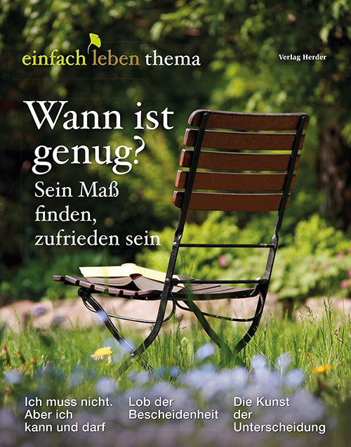 Wann ist genug? Sein Maß finden, zufrieden sein main product photo