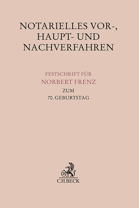 Notarielles Vor-, Haupt- und Nachverfahren main product photo