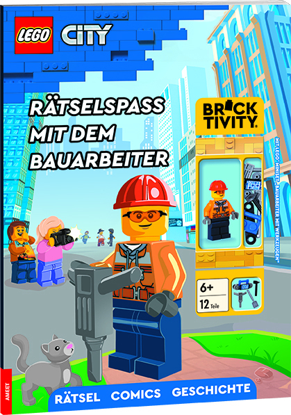 LEGO® City - Rätselspaß mit dem Bauarbeiter, m. 1 Beilage main product photo