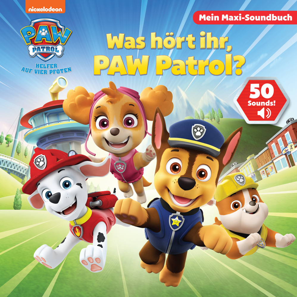 PAW Patrol - Was hört ihr, PAW Patrol? - Mein Maxi-Soundbuch - 50 Sounds main product photo