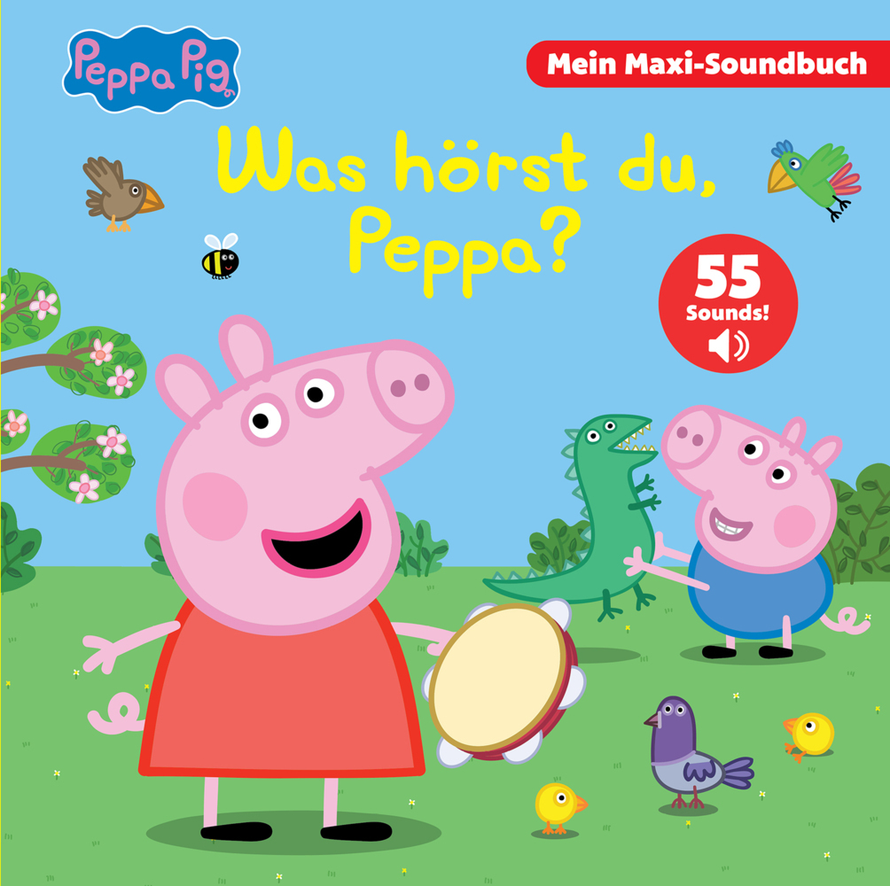 Peppa Pig - Was hörst du, Peppa? - Mein Maxi-Soundbuch - 55 Sounds - Peppa Wutz main product photo