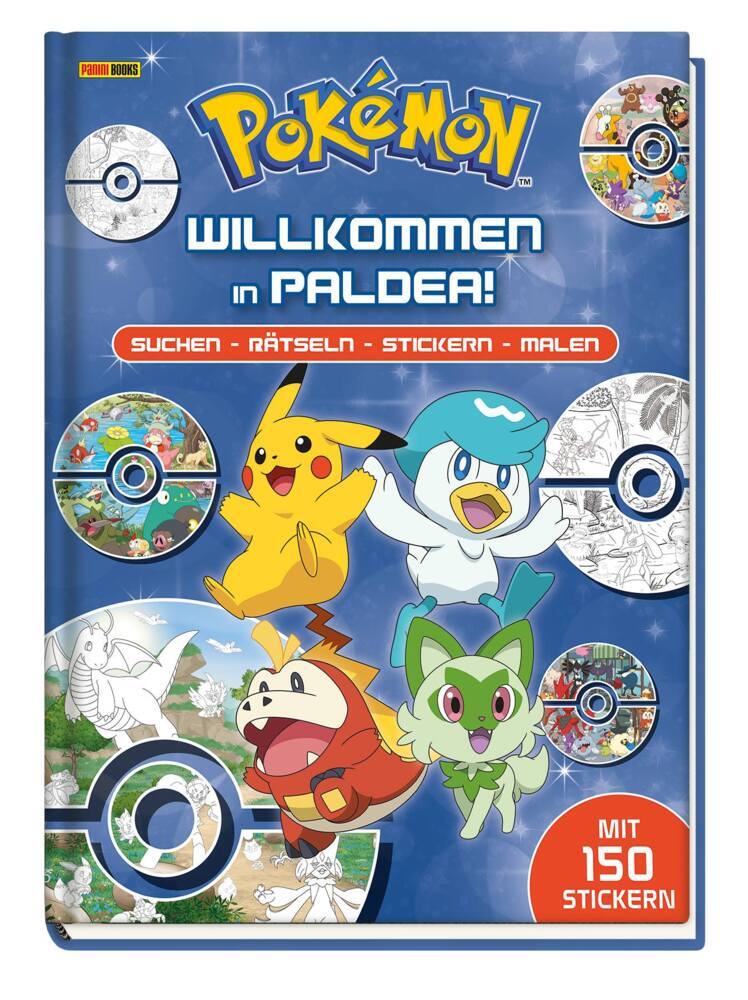 Pokémon: Willkommen in Paldea!: Suchen - Rätseln - Stickern - Malen main product photo