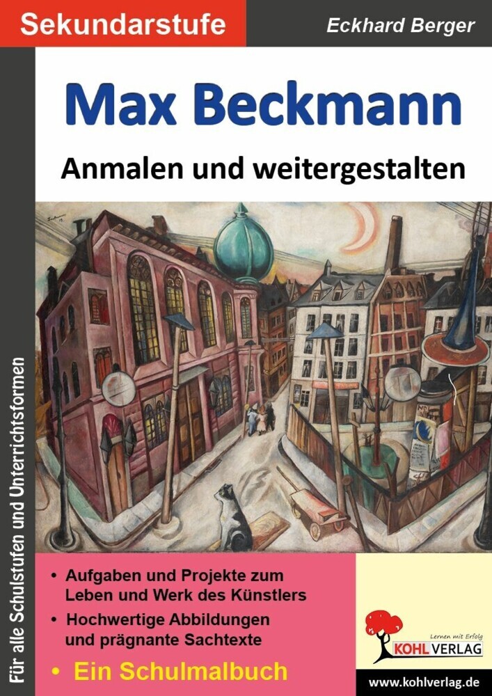 Max Beckmann anmalen und weitergestalten main product photo