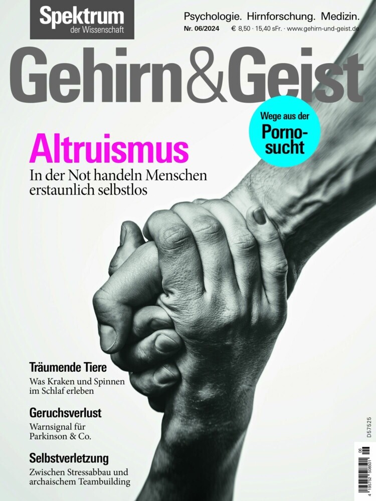 Gehirn&Geist 6/2024 Altruismus main product photo