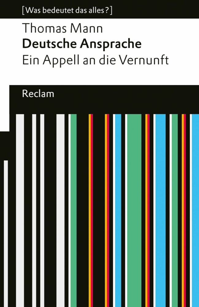Deutsche Ansprache. Ein Appell an die Vernunft main product photo