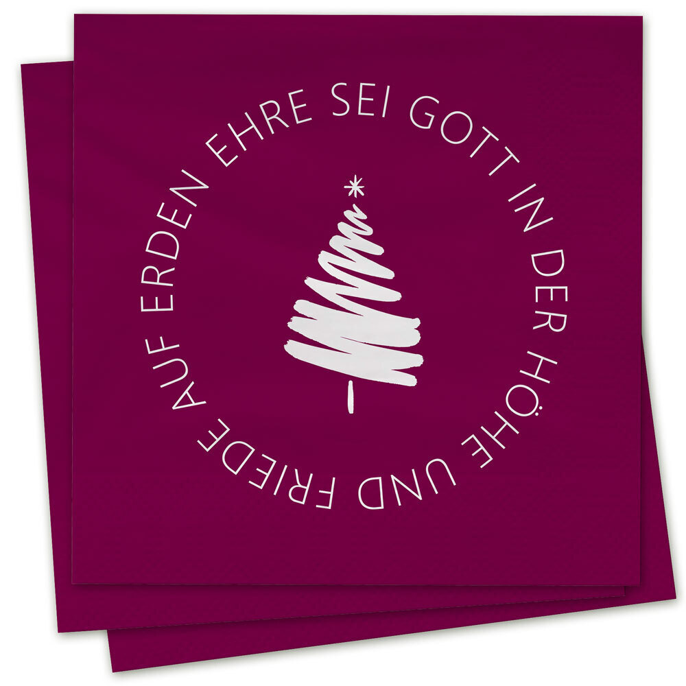 Ehre sei Gott in der Höhe und Friede auf Erden - Servietten main product photo