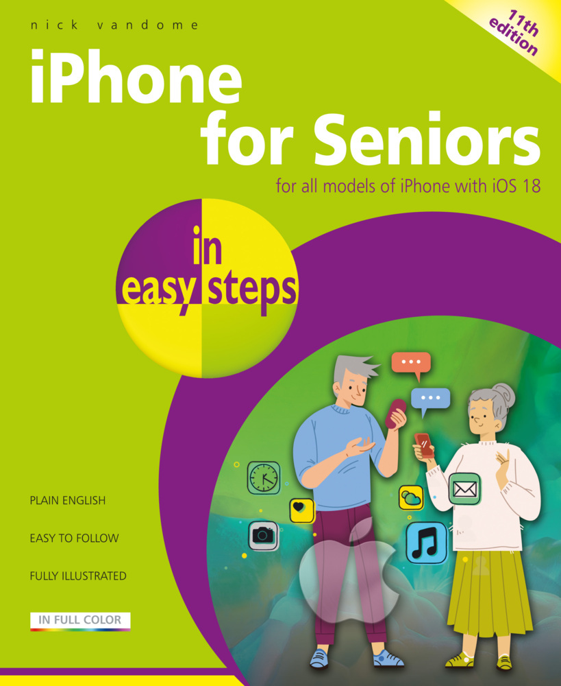 iPhone for Seniors in Easy Steps main product photo