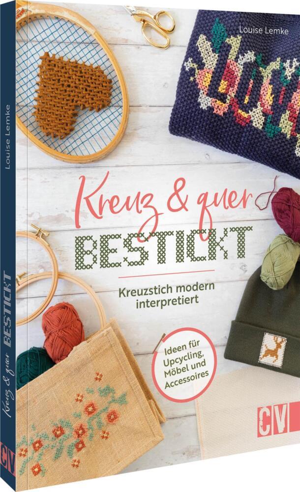 Kreuz und quer bestickt main product photo