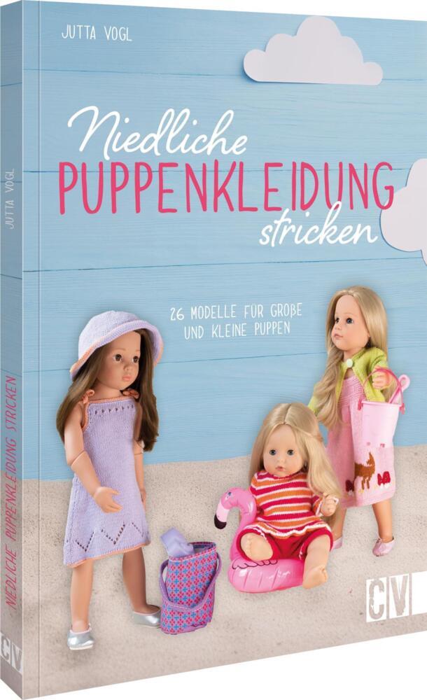 Niedliche Puppenkleidung stricken main product photo