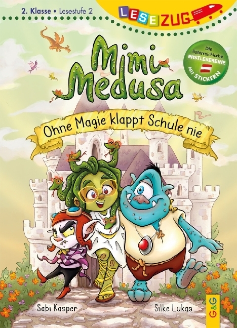 LESEZUG/2. Klasse - Lesestufe 2: Mimi Medusa - Ohne Magie klappt Schule nie main product photo
